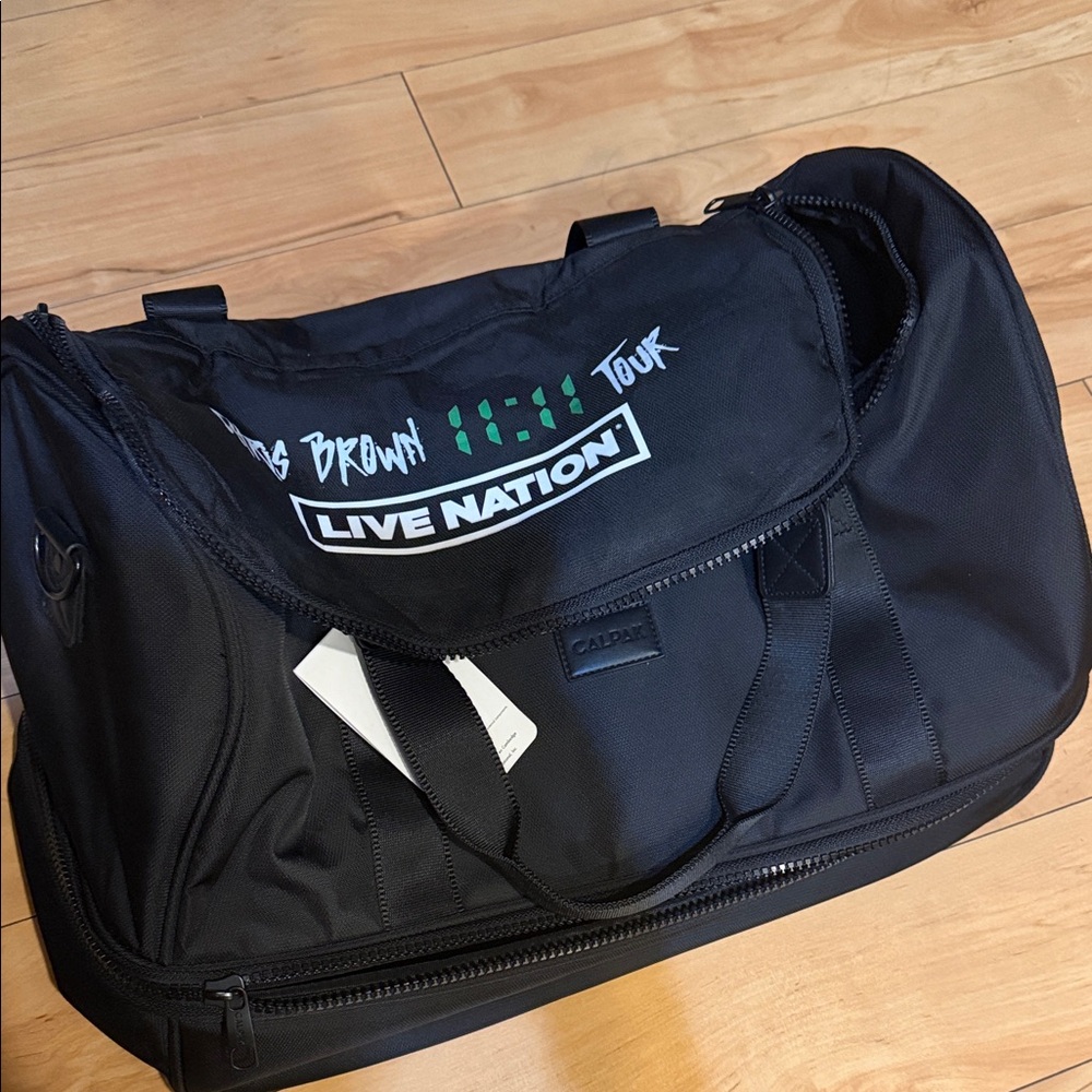 Chris Brown x Calpak Black Duffel Bag